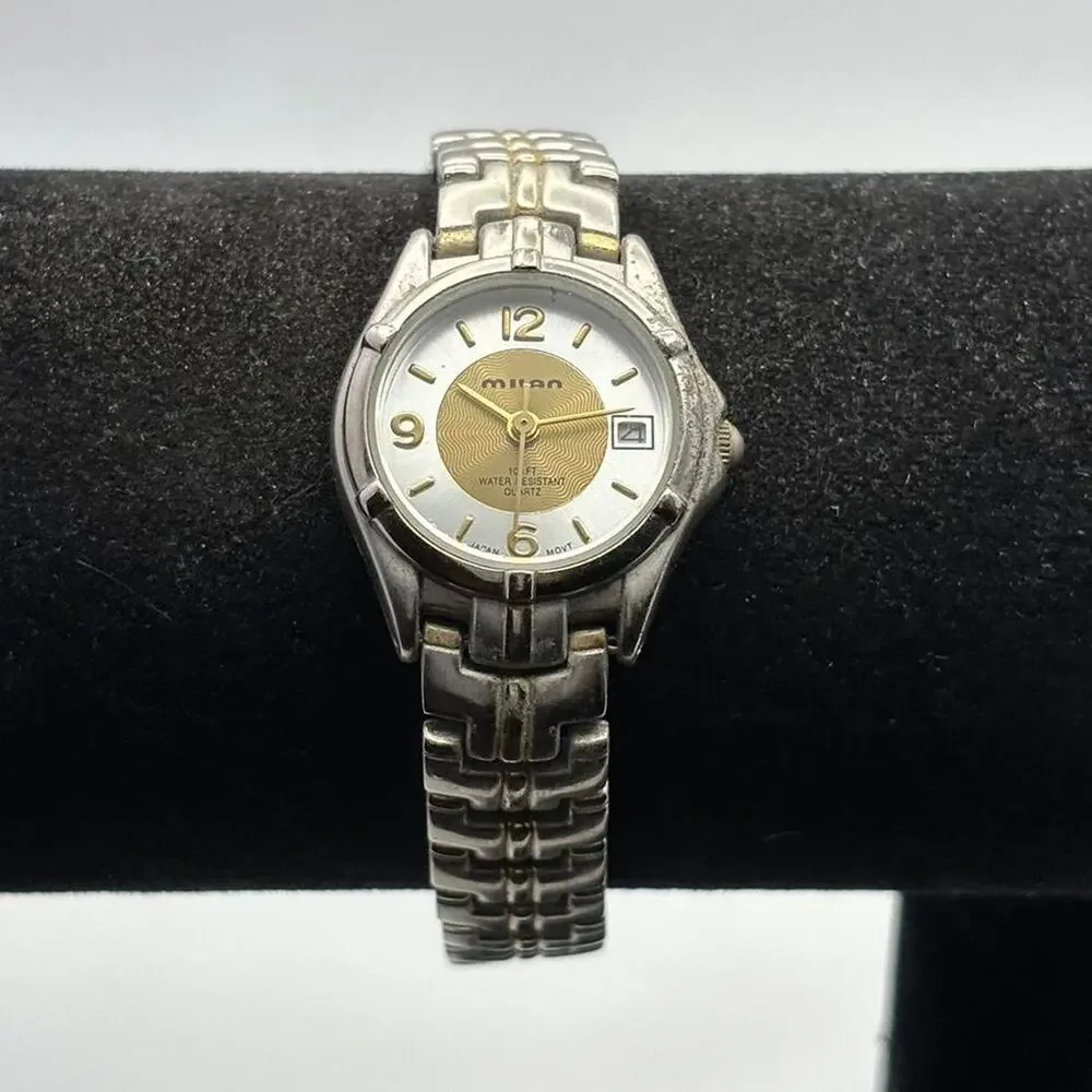 Vintage silver mens watch